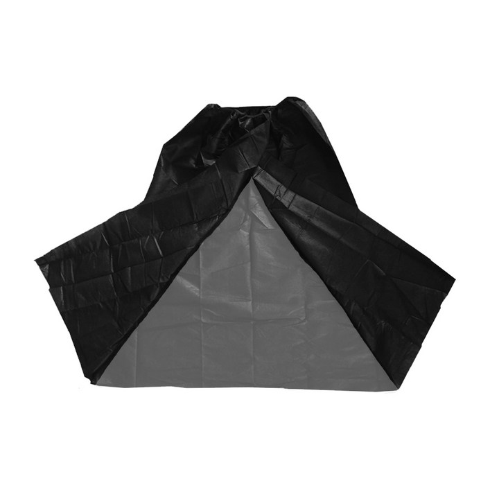 오아소 개별포장 일회용 가운 치마 트임형, 200개, 블랙