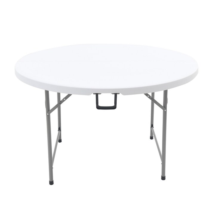 오에이데스크 브로몰딩 원형 접이식 1220 테이블