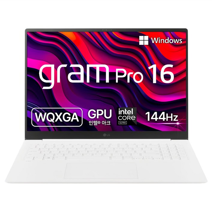 LG전자 2024 그램 Pro 16 코어Ultra5 인텔 Arc, 에센스화이트, 256GB, 16GB, WIN11 Home, 16Z90SPGA5CK