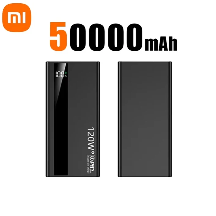 샤오미 120W 500000mAh 대용량 파워뱅크 초고속 충전 외장 배터리  용