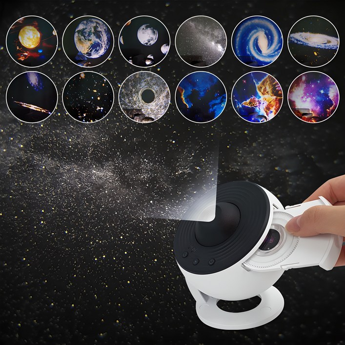 레나에너지 갤럭시 빔 프로젝터 LED 오로라 필름 조명 무드등