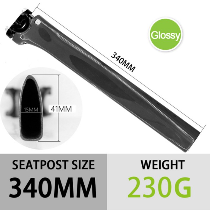 호환 Pinarello Dogma 용 탄소 시트 포스트 F 프레임 0 학위 340mm 시트 포스트 탄소 초경량 자전거 자전거 액세서리
