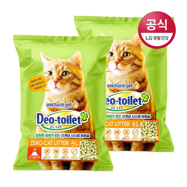 데오토일렛 사막화방지 고양이모래 - 쇼핑뉴스