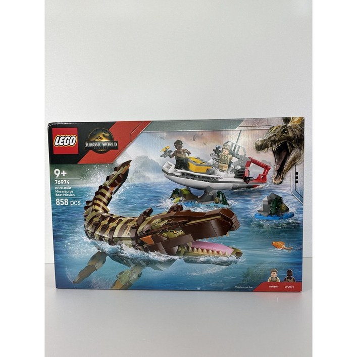 레고 쥬라기월드 브릭 조립식 모사사우루스 보트 미션TU76974, 1개