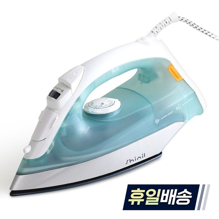 신일 온도조절 자가세척 세라믹열판 유선 스팀 다리미