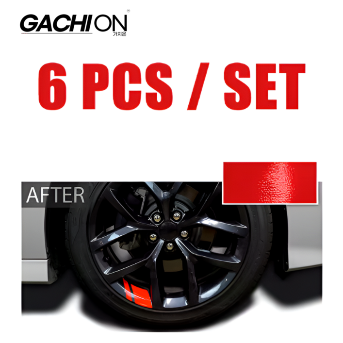 자동차 휠 바퀴 타이어 스티커 반사 림 비닐 경고 해시 마크 스트라이프 레이싱 휠 허브 데칼 크기 16  21 가치온