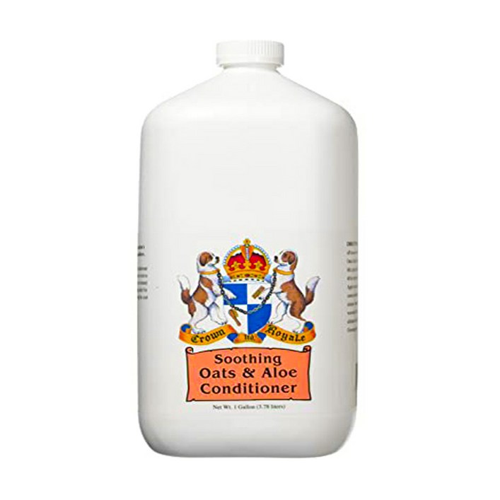 펌프증정 강아지저자극컨디셔너 크라운로얄 오트알로에 컨디셔너 원액 진정 보습 민감피부 전견종 반려견 고양이 린스, 1개, 3.8L