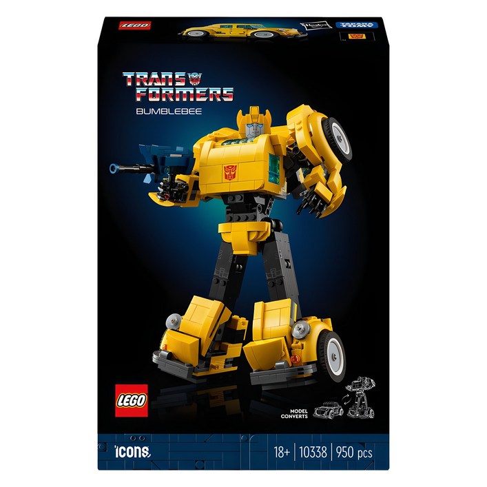 레고 아이콘 10338 범블비, 혼합색상, 1개