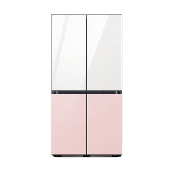 삼성 비스포크 냉장고 글램화이트글램핑크 RF85B900255