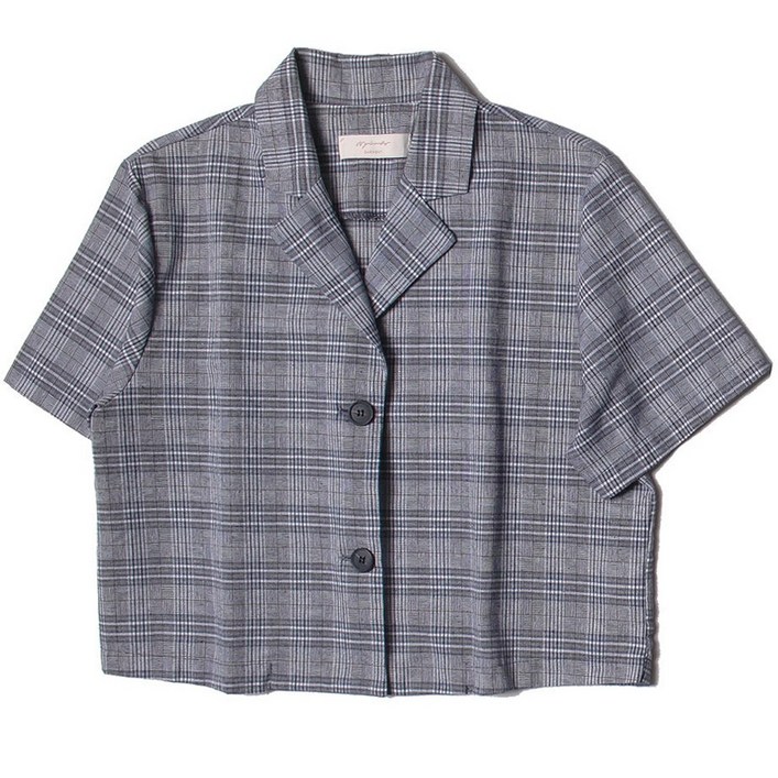 66 육육걸즈 반팔리넨재킷 크롭핏 994