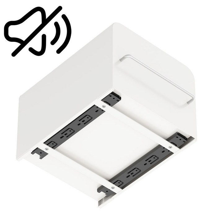 HK.sell 코니 라운드 철제 약정리대 컵수납 서랍형 정리함, 화이트