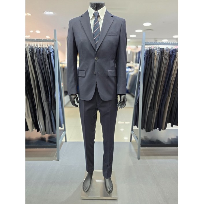 레노마 옴므 SS  봄,여름 네이비   울혼방 스판 정장 PIMSJ14BPBP