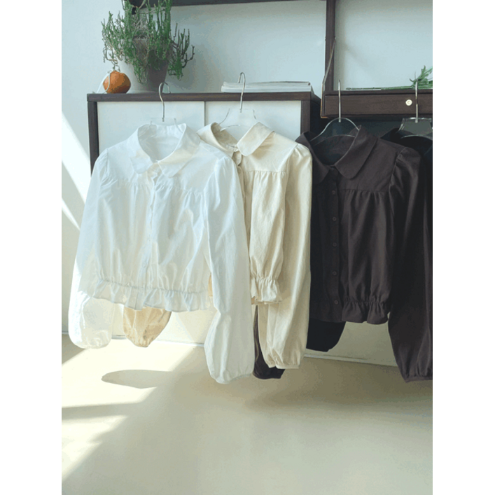 클라우드 셔링 블라우스 (M053BL1003)