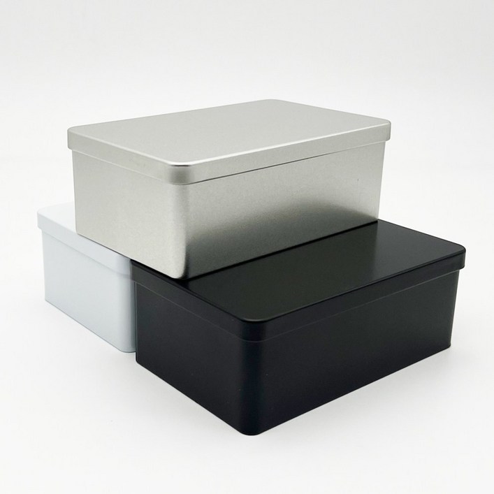 S098 화영제관 틴케이스,대형 틴케이스, 미니 틴케이스, 원형 틴케이스, 철필통, 원통, 정리함 케이스, 틴케이스 쿠키, 철제 케이스, 50개, 검정