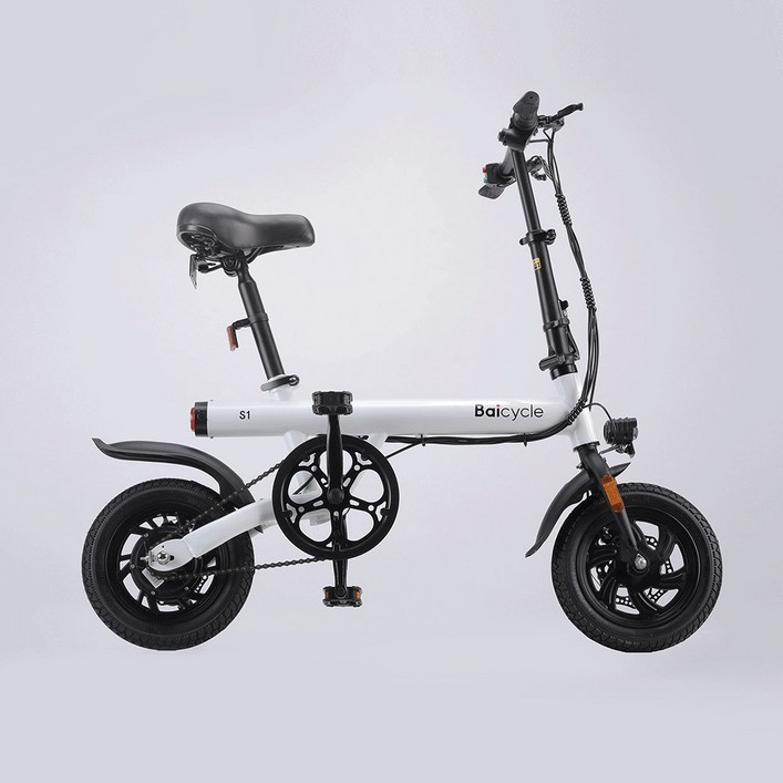 샤오미 바이사이클 12인치 접이식 전동 전기자전거 S1 로드자전거 26km 최신형, 36V, S1 - 쇼핑앤샵