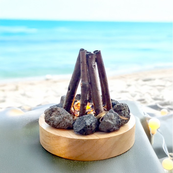 리얼모닥불 ASMR 백색소음 쁘띠끄 불멍감성 타닥타닥 모닥불 불타는 장작 불멍무드등 홈캠핑 불면증치료