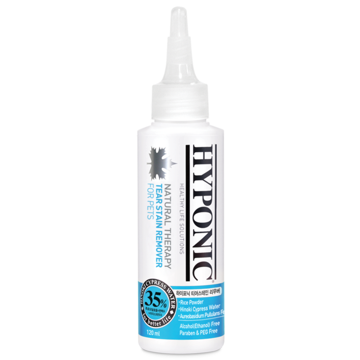 하이포닉 저자극 강아지 눈물 클리너 120ml, 1개 하이포닉 저자극 강아지 눈물 클리너 120ml, 1개