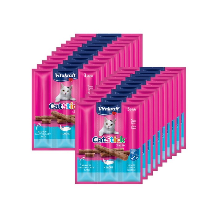 비타크래프트 캣스틱 연어 18g, 20개, 연어, 18g, 20개