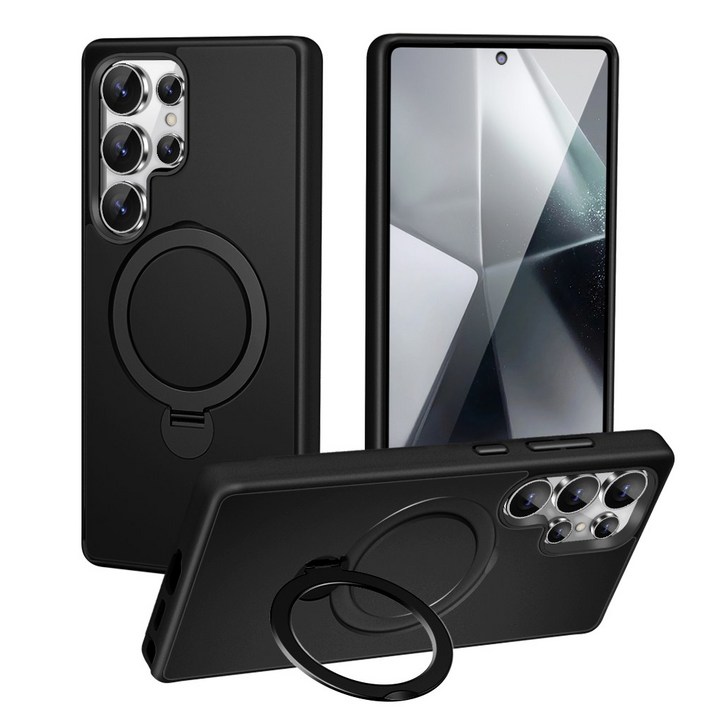 삼성 갤럭시 S24 S25 S26 플러스 울트라 엣지 맥세이프 자기흡착 군사급 360회전링 케이스