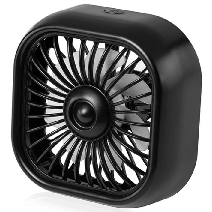 차량용 송풍구 에어컨 거치식 USB 선풍기 에어 쿨링팬 LED 써큘레이터