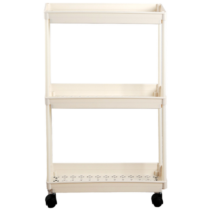 미란다 이동식 바퀴 틈새선반 3단(좁은것)