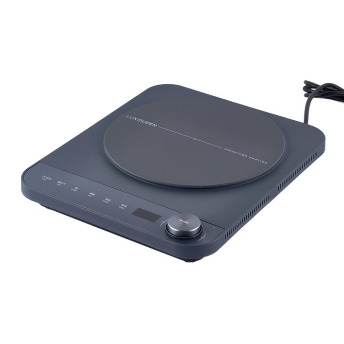 렉스퀸 누아쿡 1구 인덕션 슬림 초고화력 전기레인지, 일반형, LQN2KB