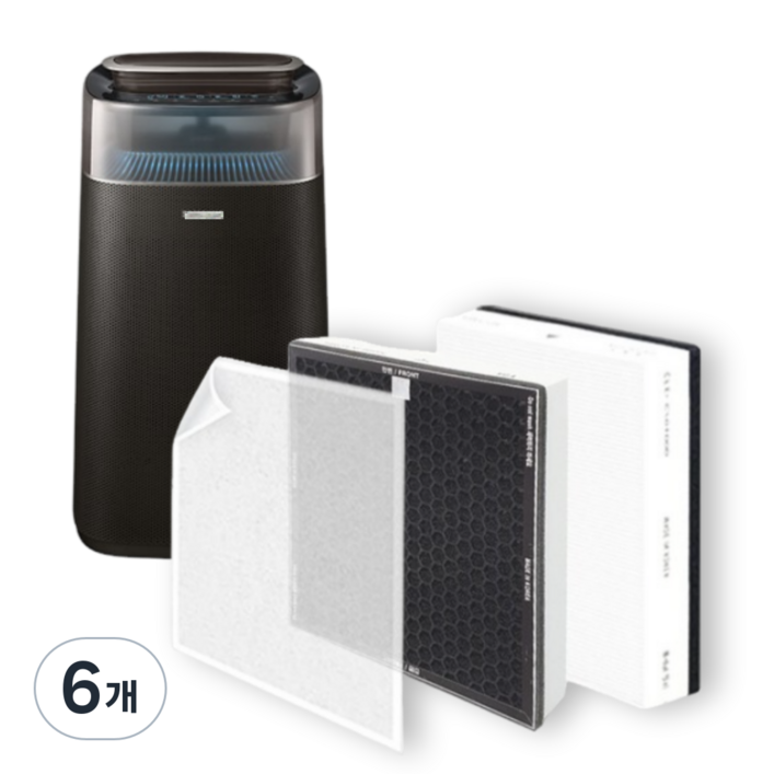 삼성 블루스카이 해파탈취필터세이퍼 필터세트 CFXC100D 전용 호환, 5.CFXC100D 프리미엄형, 6개