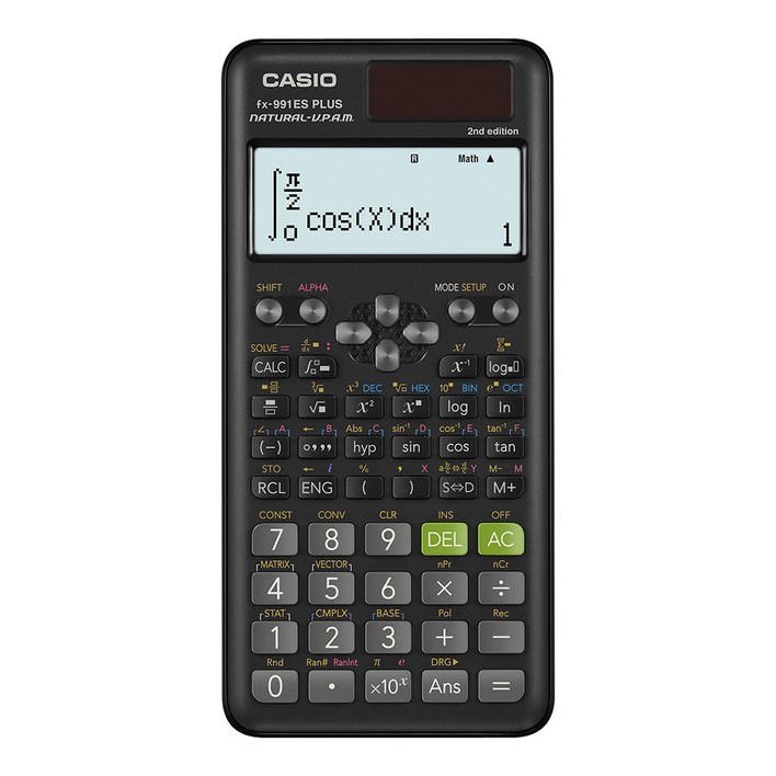 카시오 공학용계산기, FX991ES PLUS2, 1개 카시오 공학용계산기, FX991ES PLUS2, 1개