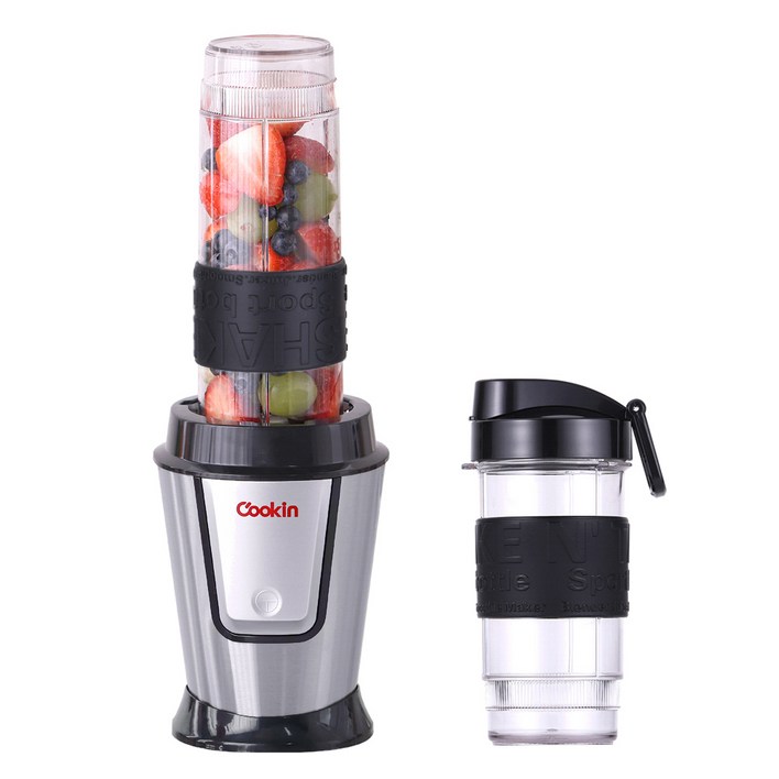 쿠킨 트라이탄 고속 파워 믹서기 KEMKD910CP  실버 텀블러  570ml  400ml