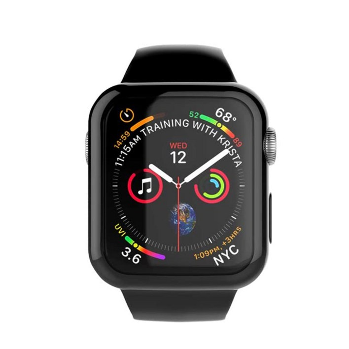 디씨네트워크 애플워치 TPU 풀커버 도금 케이스 44mm