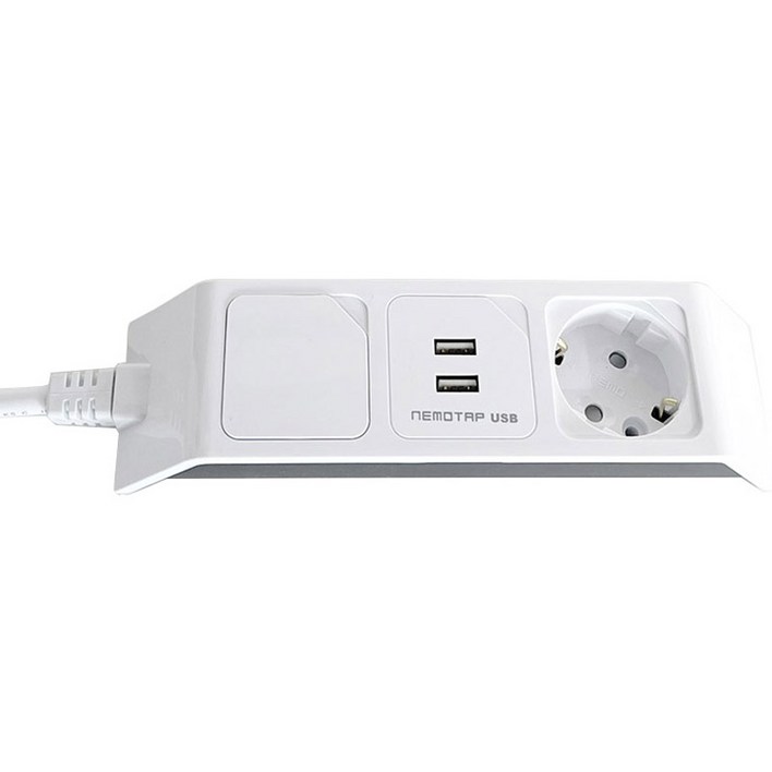 네모탭 일반 멀티탭 2구 SYNA2 USB 일반충전 A타입 네모탭 일반 멀티탭 2구 SYNA2 USB 일반충전 A타입
