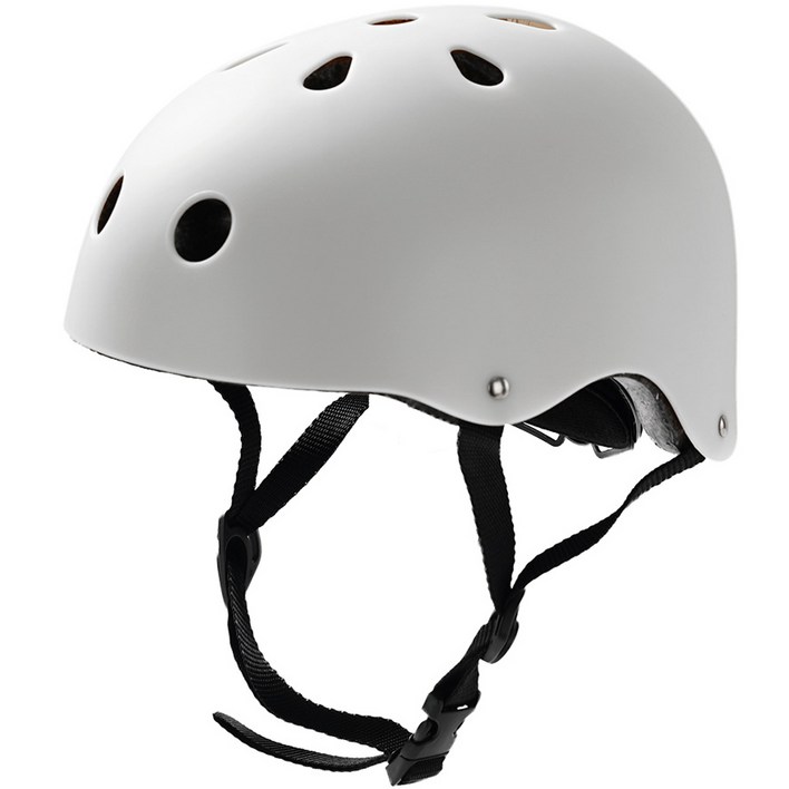 블루썬 전동 킥보드 스케이드보드 라이딩 보호 헬멧, 화이트 전동스케이트보드