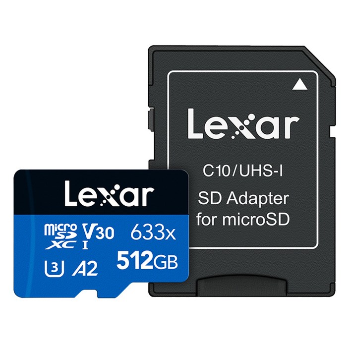 렉사 메모리 카드 SD 마이크로 고프로 블랙박스 High-Performance microSDXC UHS-I 633배속