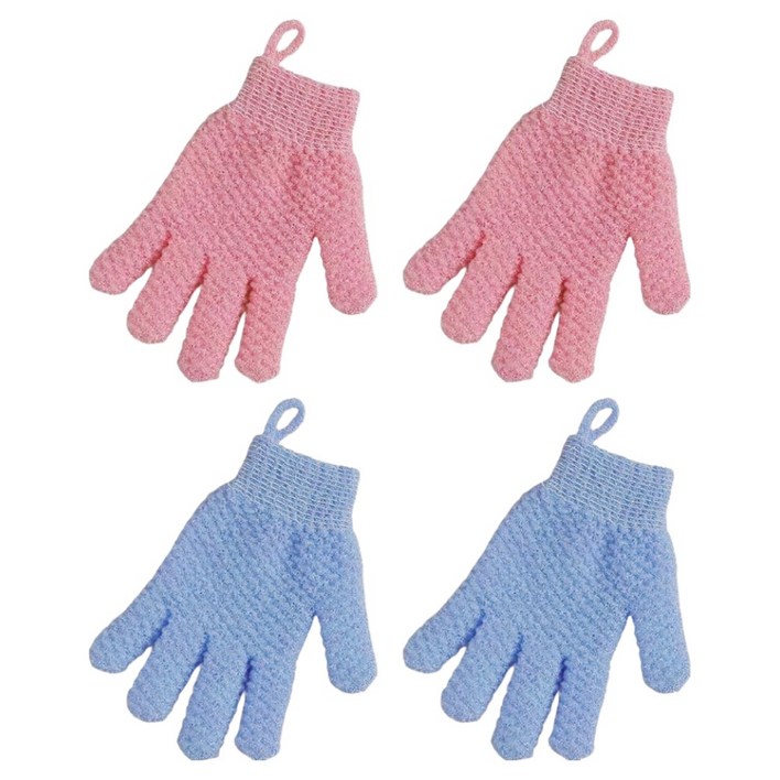 원이네 시원 스크럽 샤워 장갑 2종 x 2p 세트