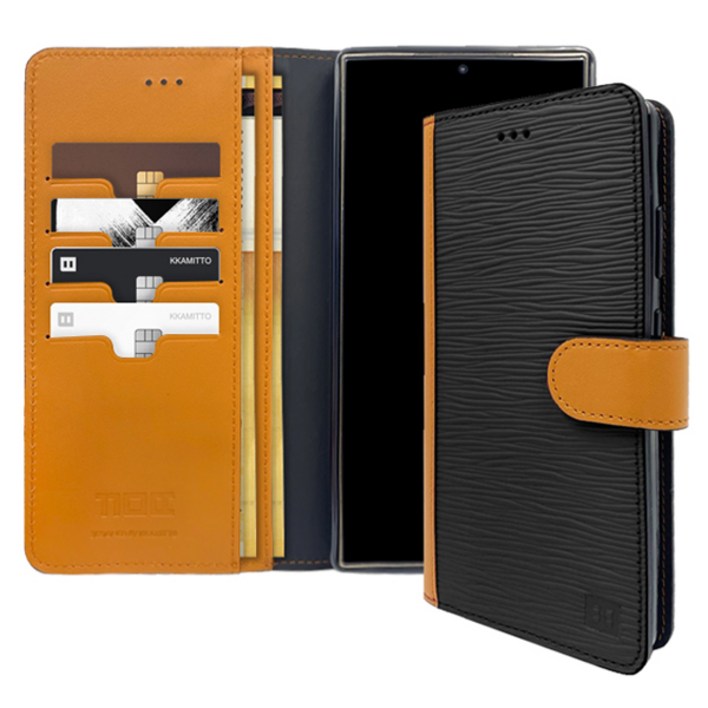 까미또 에센셜 컬러블럭 천연소가죽 다이어리 휴대폰 케이스