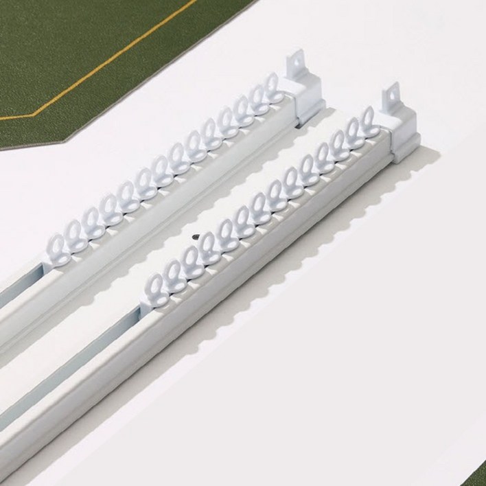 홈드레브 저소음 이중 커튼레일