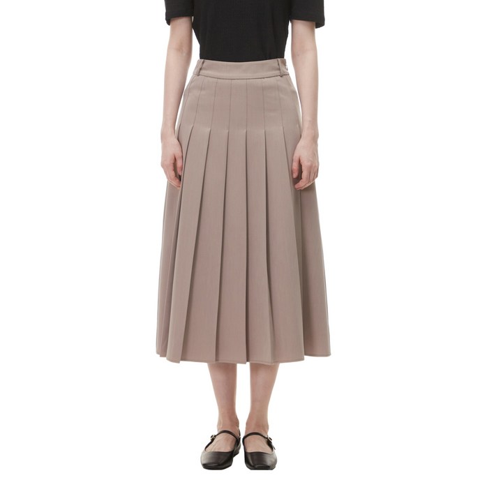 플라스틱아일랜드 플리츠 스커트 PQ7WS163