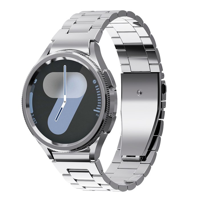 칸탐 애플워치 클래식 메탈 스트랩, 실버, 1개