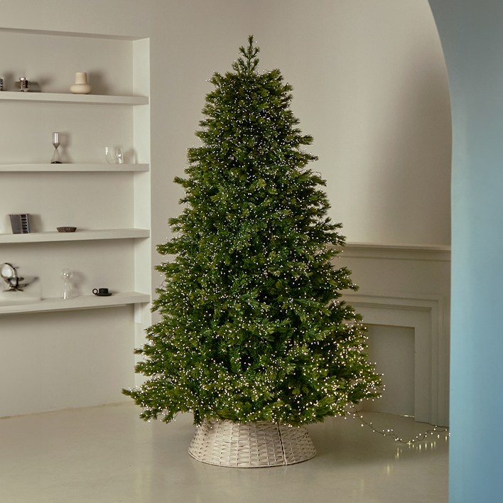 홈트너 라탄 바스켓, 베이지, 50cm, 1개