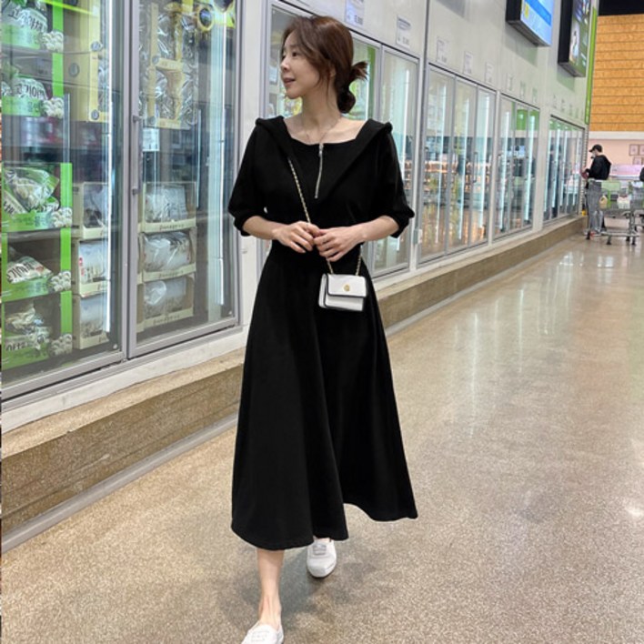난닝구 호지프 후드반집업 원피스
