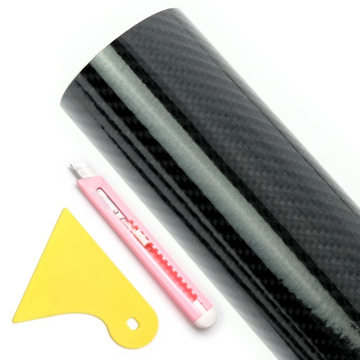 에이스피드 카본 시트지  칼  헤라 200 x 30 cm, 6D카본 하이그로시, 1세트