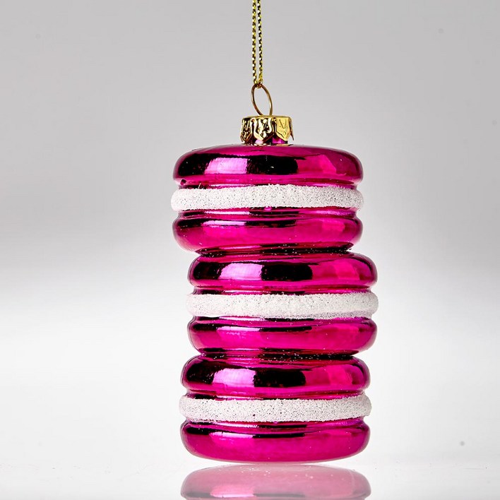 모던하우스 스윗 하우스 오너먼트 마카롱 트리오, 혼합색상, 5.4 x 5.4 x 8.3 cm, 1개