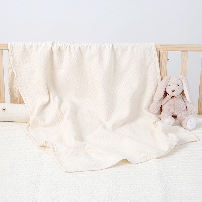 아이레빗 유아용 3중 순면 사계절 엠보싱 블랭킷