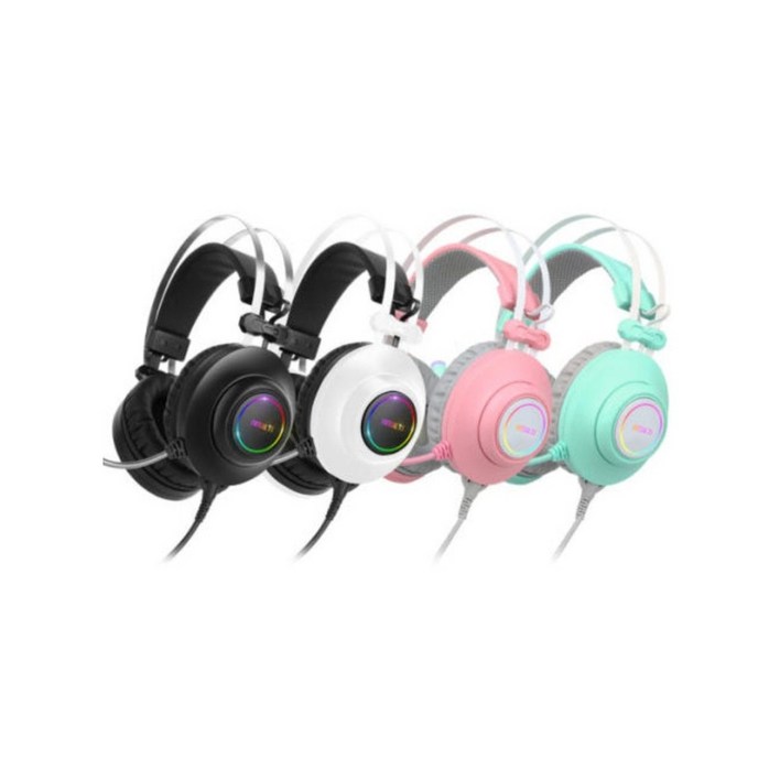 앱코 가상 7.1 RGB 노이즈 캔슬링 마이크 게이밍 헤드셋, Black, N550