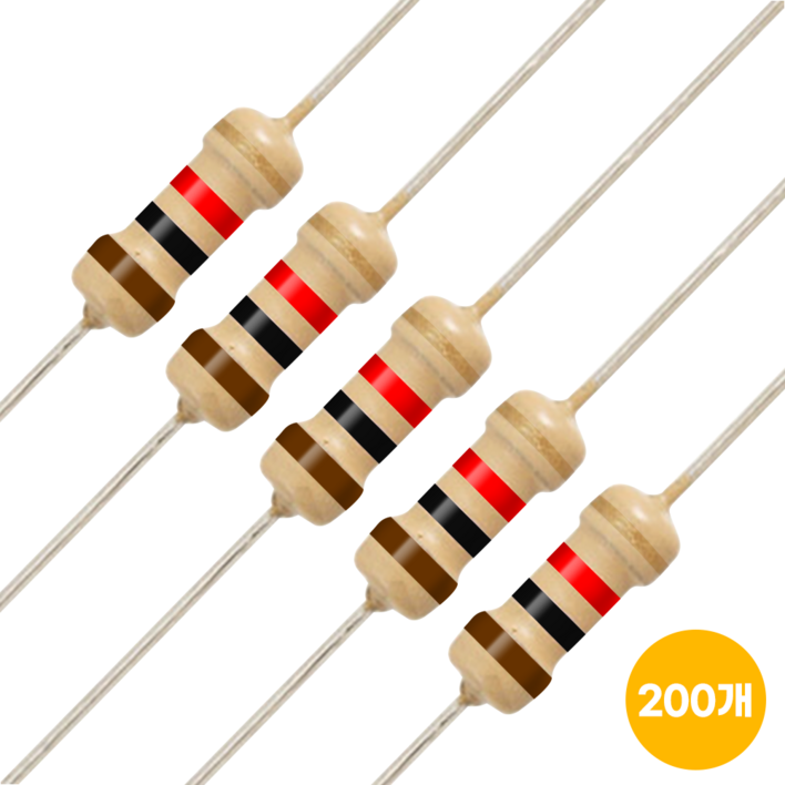 저항 1K옴 1/4W 5% (200개)