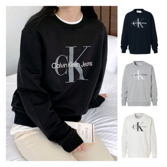 캘빈클라인 모노그램 로고 맨투맨