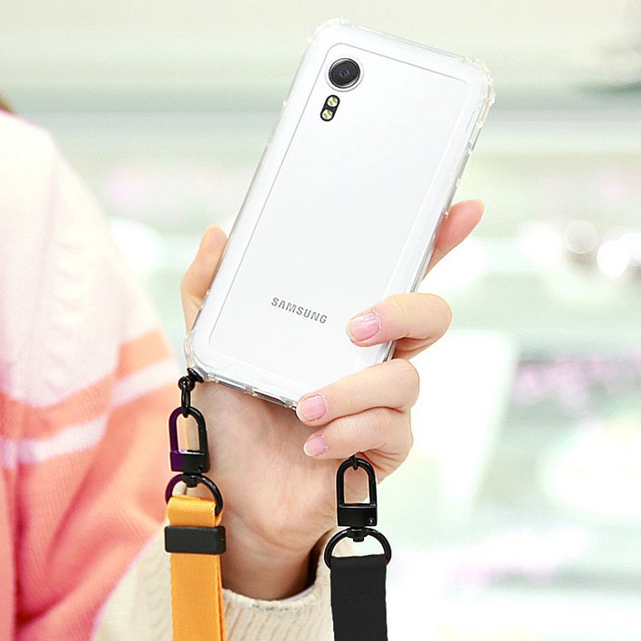 갤럭시 X커버5 신비폰2 키즈폰 목걸이 케이스 SMG525