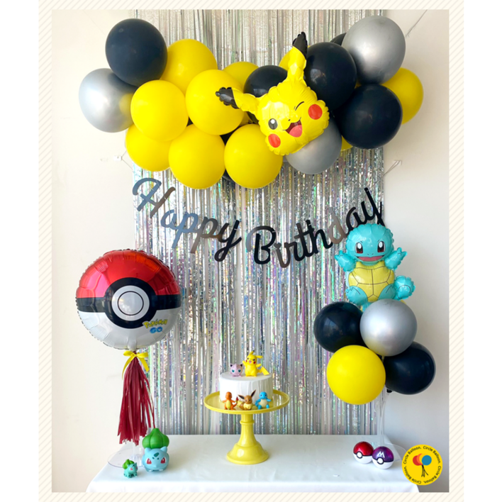 포켓몬스터 백만볼트 꼬북이 풍선세트 생일파티 풍선세트 풍선가랜드 포켓몬스터 백만볼트 꼬북이 풍선세트 생일파티 풍선세트 풍선가랜드