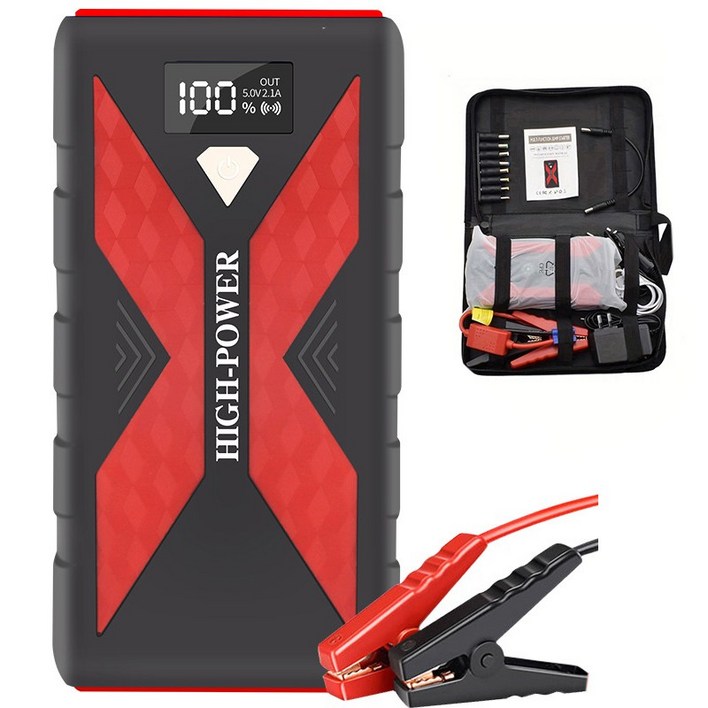 차량용 점프스타터 보조배터리파우치백스마트 점프 케이블