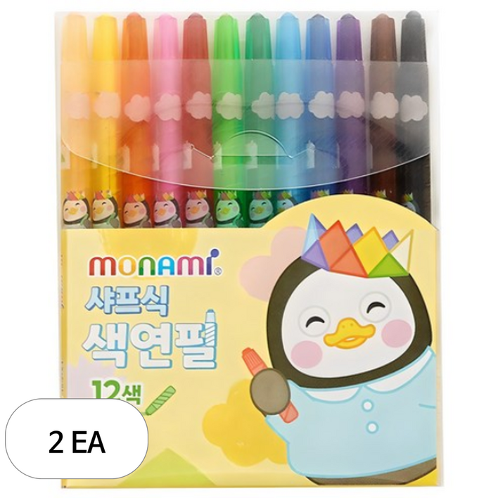 모나미 펭수 샤프식 색연필